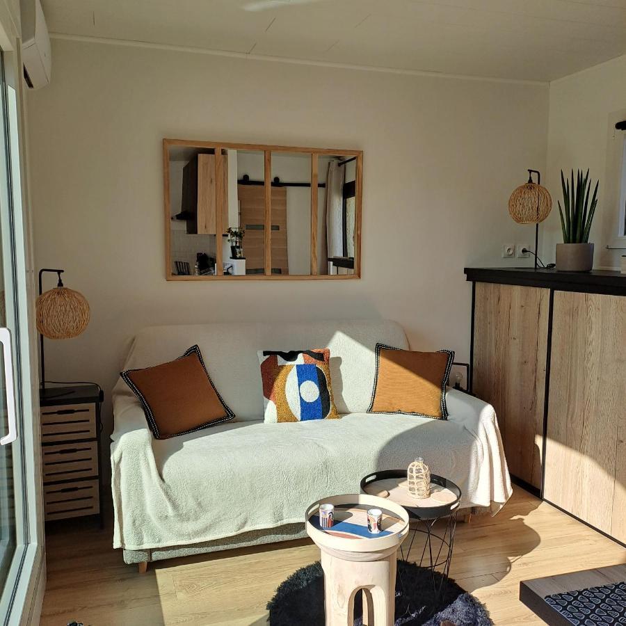 Studio Climatise Cosy Avec Grande Piscine Chauffee 阿格德 外观 照片